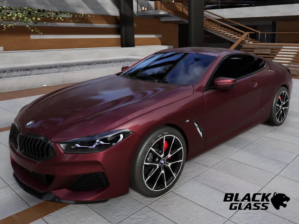 Black/Red Iridescent