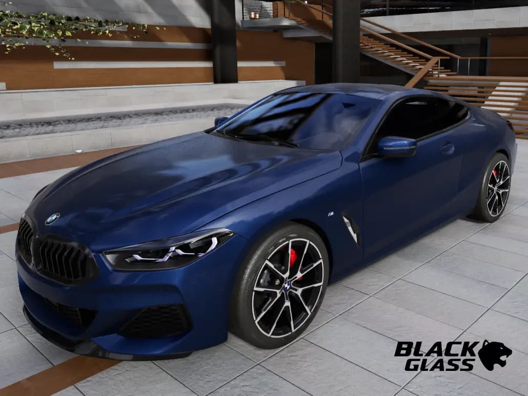 Blue/Black Iridescent