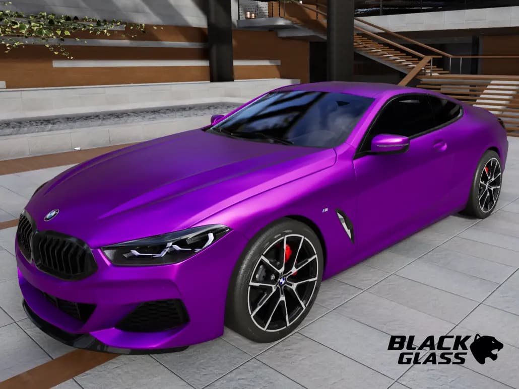 Super Chrome Purple Satin
