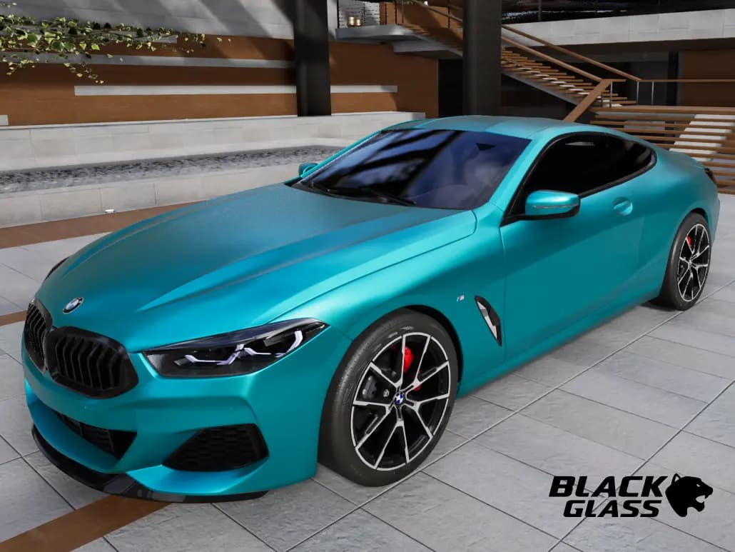 Super Chrome Turquoise Satin