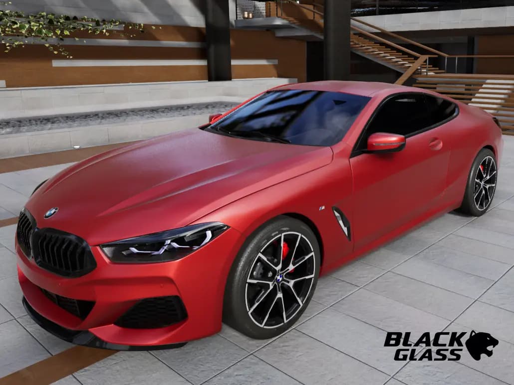 Matte Dark Red Metallic