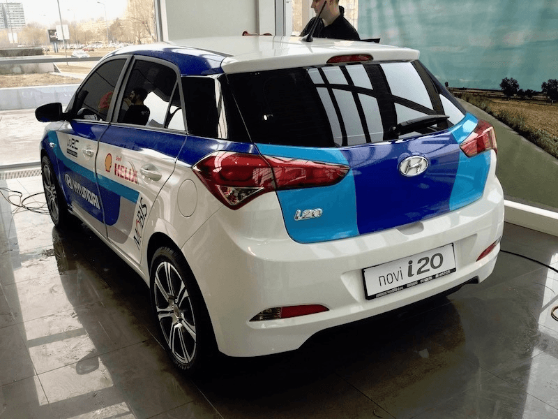 Hyundai i20 parcijalno brendiranje